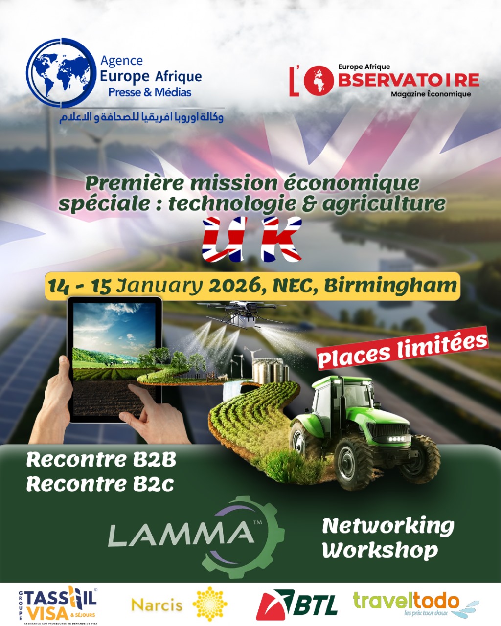Première mission économique
spéciale : technologie & agriculture uk